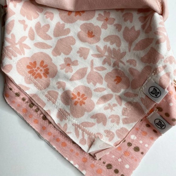 Honest Company Bandana Drool Bibs Reversible Girl - Picture 5 of 9